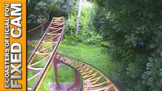 preview picture of video 'Coccinelle Walibi Rhône-Alpes - Kiddie Roller Coaster POV On Ride Zierer (Theme Park France)'