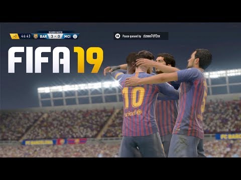 FIFA 19 ROAD TO DIVISION 1 PART 78 - BARCELONA VS MAN CITY - FIFA 19 Online Seasons Gameplay