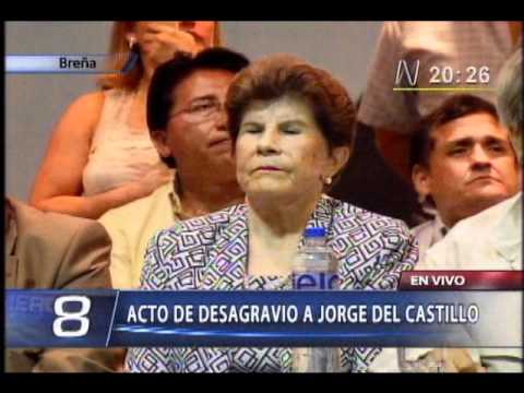 El Apra realiza acto de desagravio a Jorge del Castillo tras archivarse investigación en su contra