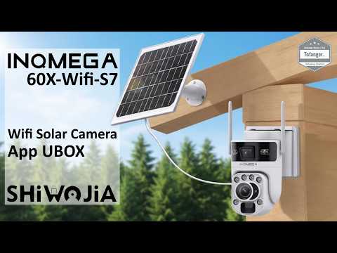 inqmega 60X-Wifi-S7 Camera - UBOX App - Android & iOS - Solar Wifi Camera with 60X Zoom - Unboxing
