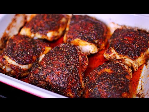 Easiest Most Delicious Baked Chicken Thighs Recipe