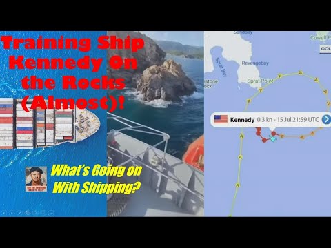 Training Ship Kennedy on the Rocks in St. Thomas (ALMOST)! | What's Going on With Shipping?