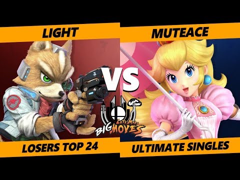 LMBM SSBU - Rogue | Light (Fox) Vs. TG | MuteAce (Peach) SSBU Singles Losers Top 24