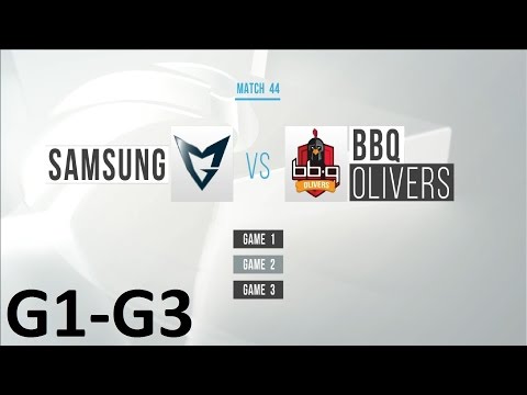 SSG vs BBQ Game 1-3 Highlights - 2017 LCK SPRING SPLIT - FULL HIGHLIGHTS