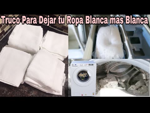 Cómo Blanquear la Ropa Blanca / Súper Truco Casero 👌🏻