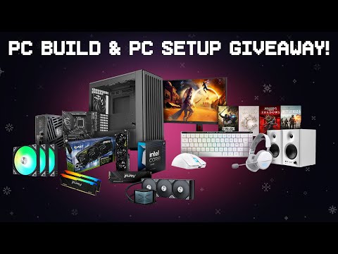 Building a PC Setup To Give to One of You!🎁✨Intel Core Ultra 9, Palit Geforce RTX 5070Ti & More! 🎉