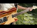 Building A Custom Electric Guitar From Scratch Full Telecaster Thinline Build