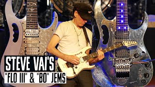 Video thumbnail for Steve Vai's Flo III & Bo JEM Ibanez Guitars by Premier Guitar