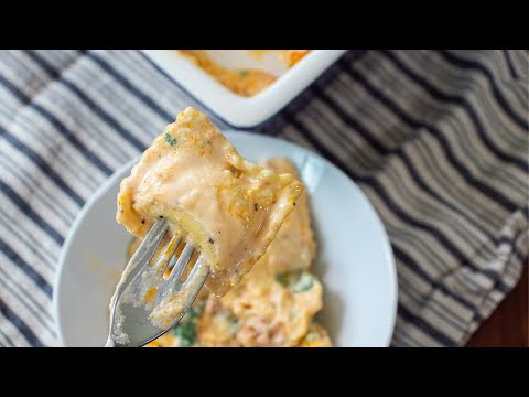 White Ravioli Casserole (Lazy Lasagna) Recipe