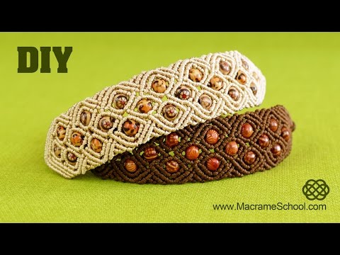 Spiral Macrame Patterns DIY Macrame Spiral Bracelets