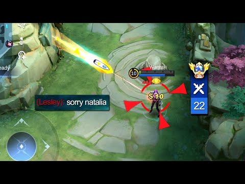 SORRY TOP GLOBAL NATALIA YOU CAN'T HIDE ANYMORE | 🔥 22 KILLS | NATALIA BEST BUILD 2023 | MLBB