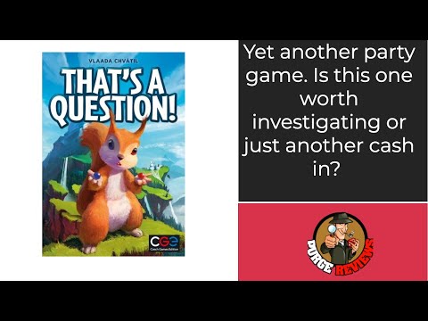 The Purge: # 2751 That's a Question!: Yet another party game, but is it worth your hard earned cash?