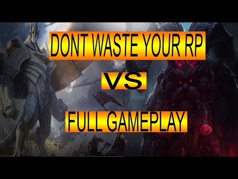 GALIO VS ORNN DONT WASTE YOUR RP ON THIS!