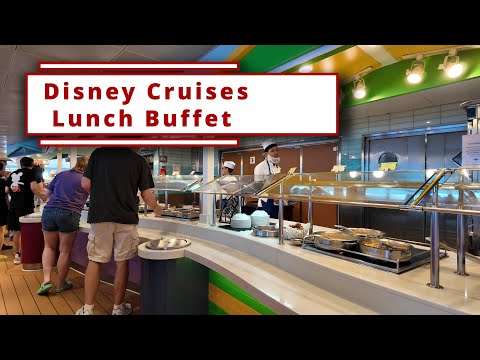 Disney Cruise Buffet Lunch Tour 2025 - Cabanas on Disney Magic (Food, Review & Tips)