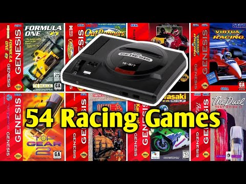 All Racing Games for Sega Genesis/Mega Drive