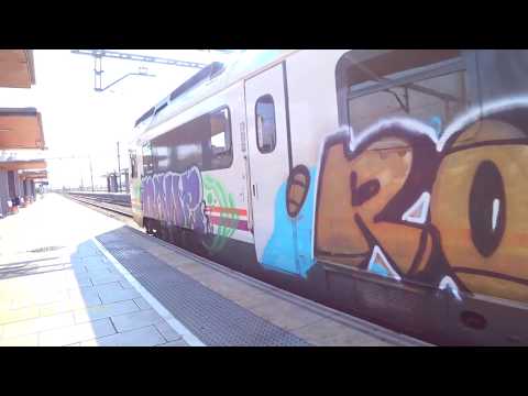 🌍 Spain trains Railway station St.Vicenç de Calders / Leo Trains