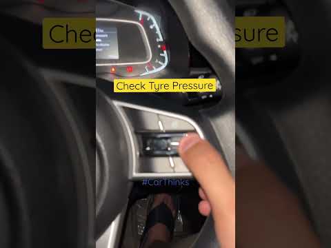 Check Tyre Pressure in Kia Sonet #shorts #kiasonet