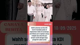 Download lagu penyanyi Gita KDi mengadakan pernikahan dengan suasana ada sunda #trending #kabarterbaru #artis mp3