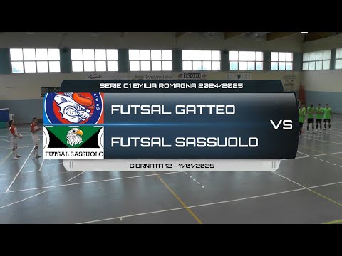 FUTSAL GATTEO VS FUTSAL SASSUOLO - SERIE C1 EMILIA ROMAGNA 2024/2025 GIORNATA 12 - 11/01/2025
