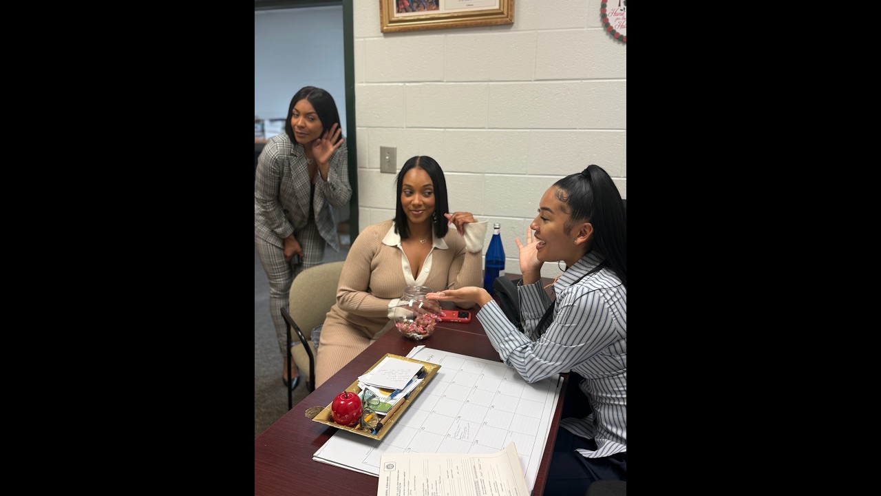 Ernestine overhears Ms. Johnson talk about her date with Tre!