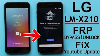 Lg K8 ( LM-X210s ) Frp Bypass/Unlock Google Account Lock - Fix Youtube Update Issue Without Pc 2022