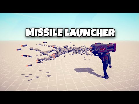 MISSILE LAUNCHER VS EVERY UNITS - Totally Accurate Battle Simulator TABS Modded