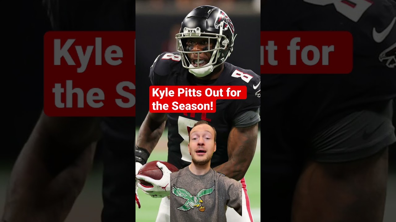 Kyle Pitts Out for the Season with Torn MCL! #shorts #kylepitts #atlantafalcons #falcons #nfl