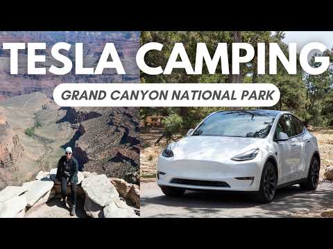 TESLA CAMPING in GRAND CANYON NATIONAL PARK