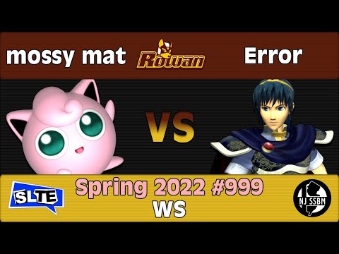 Rowan Spring 2022 #999: mossy mat (Puff) Vs. Error (Marth) - WS