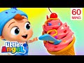 Pink Ice Cream Song 1 Hour Of Colorful Sweet Nursery Rhymes LittleAngel