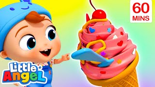 Download lagu Pink Ice Cream Song   1 Hour of Colorful Sweet Nursery Rhymes | @LittleAngel mp3