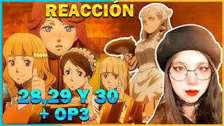 BLACK CLOVER CAPITULO 28 29 30 / REACCIÓN - REBECCA LA ASALTA CUNAS