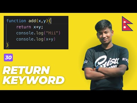 What Does Return Do In Javascript Function Return Values Explained In Nepali