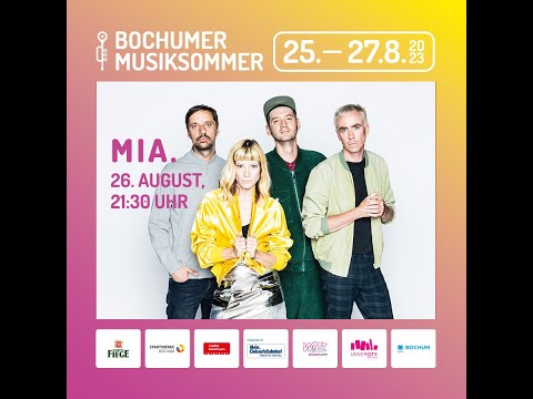 Musiksommer Bochum 2023 MIA full Concert