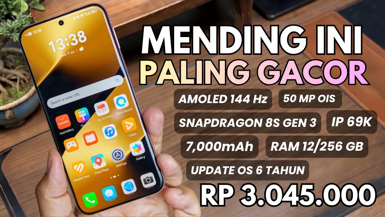INI SIH BARU WORTH IT‼️RAM 12/256GB, 7000MAH - HP 3 JUTAAN TERBAIK DAN TERBARU 2026
