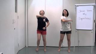 Jesus You're My Superhero - Kids Sunday School Worship Actions (2)