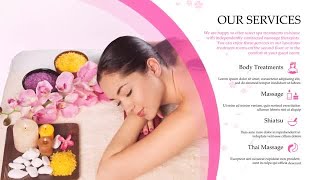 Beauty Spa Promo After Effects Templates