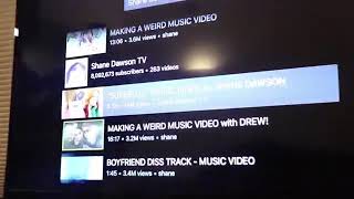 Shane, ryland, Garret and alex dancing to superluv