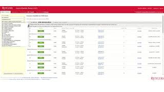 Course Schedule Planner