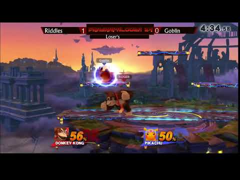 SmashaPalooza 24: Losers - Goblin (Pikachu) vs Riddles (Donkey Kong)