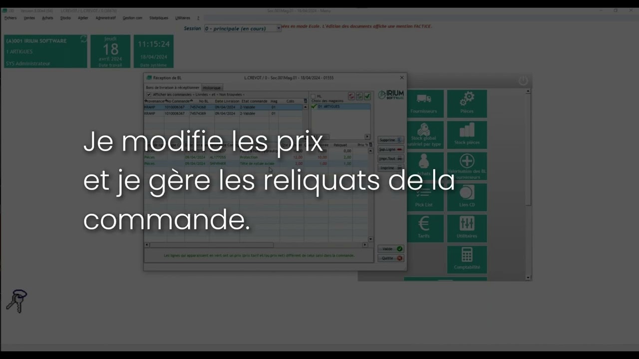 Tutoriel [iPRO] Interface KRAMP : Intégration BL