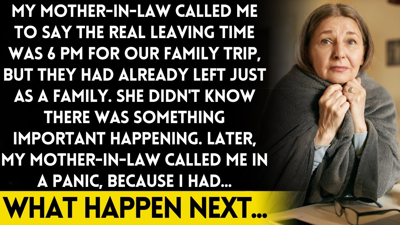 My MIL Gave Me the Wrong Time and Left Me Out of Our Family Trip! But When She Found Out the Real...