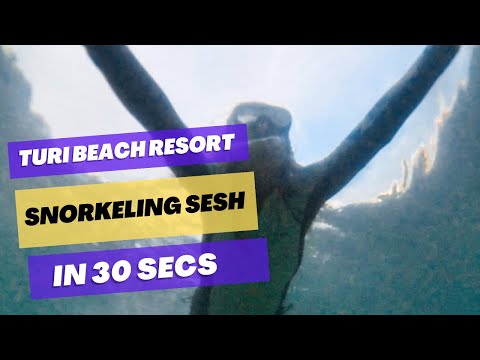 Turi Beach quick snorkeling session