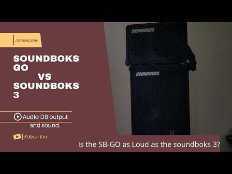NEW Soundboks-GO and Soundboks 3 Audio test (Decibel and sound Test)