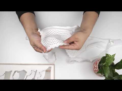 See Through Young Ladies Wireless Bee Nets Bra_Professional Bra Factory In China