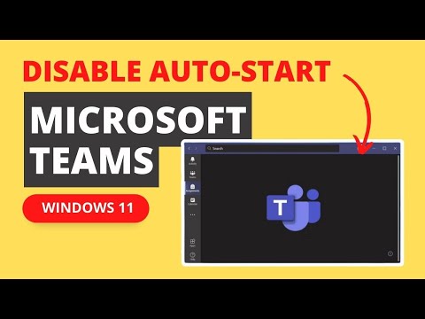 Stop Microsoft Teams From Opening On Startup On Windows 11 - How To Fix