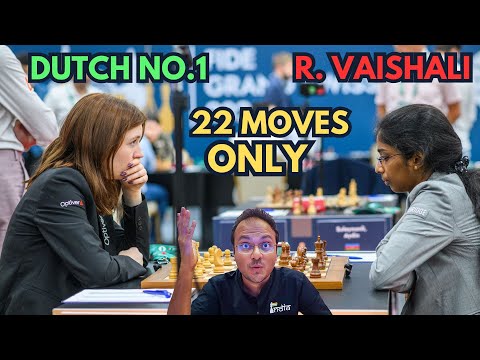 When Vaishali beat Dutch no.1 Eline Roebers in just 22 moves | FIDE Grand Swiss 2025