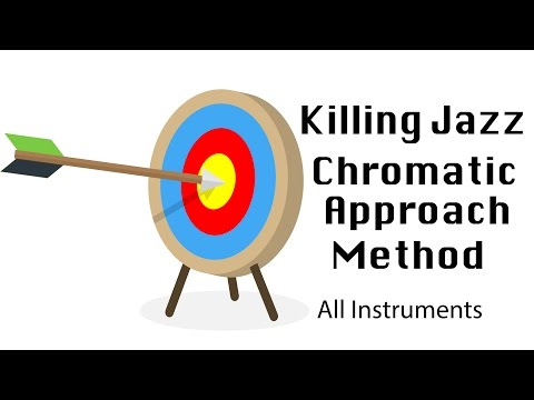 Killing chromatic  jazz method for all instruments! (approach note system)