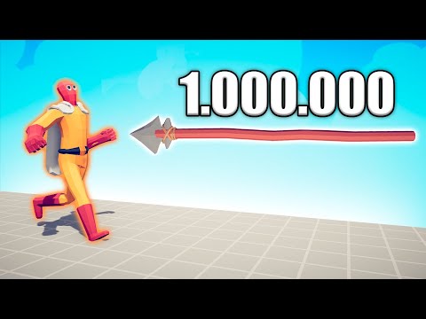1.000.000 DAMAGE SPEAR THROWER vs UNITS - TABS | Totally Accurate Battle Simulator 2024