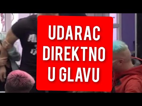 UDARAC DIREKTNO U GLAVU - CELA ZADRUGA NA NOGAMA